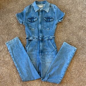 Good American Blue Denim Women's Overalls